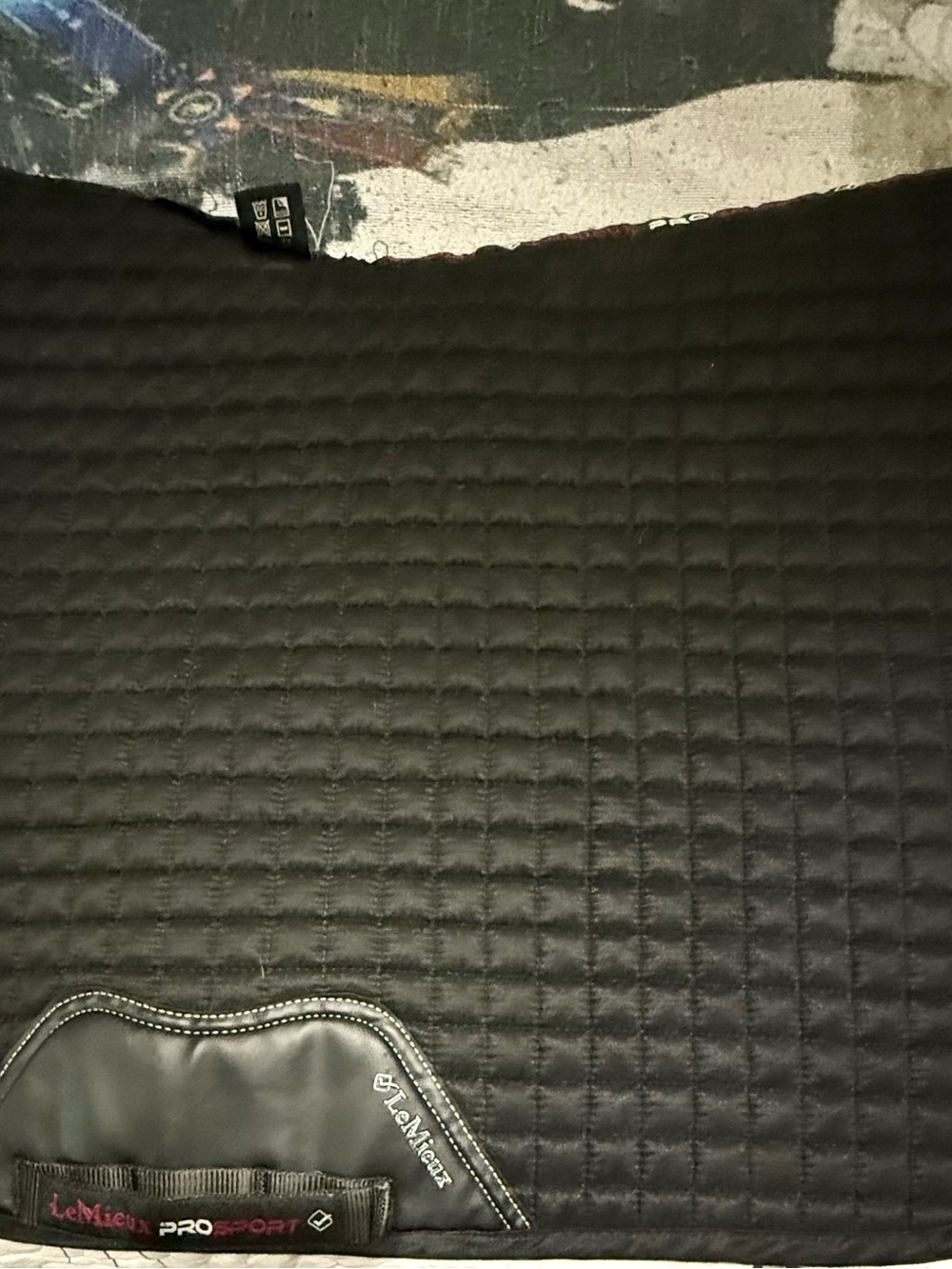 Lemieux Black ProSport Square Saddle Pad